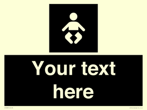 Custom information: black panel baby change